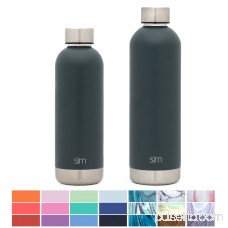 Simple Modern 17oz Bolt Water Bottle - Stainless Steel Hydro Swell Flask - Double Wall Vacuum Insulated Reusable Orange Small Kids Metal Coffee Tumbler Leak Proof Thermos - Honolulu 569664302